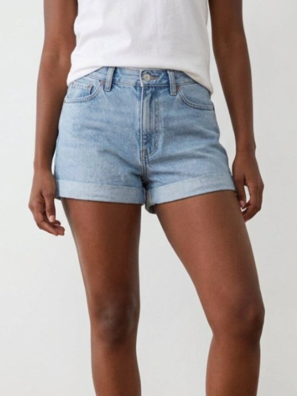 BDG Light Wash Denim Shorts